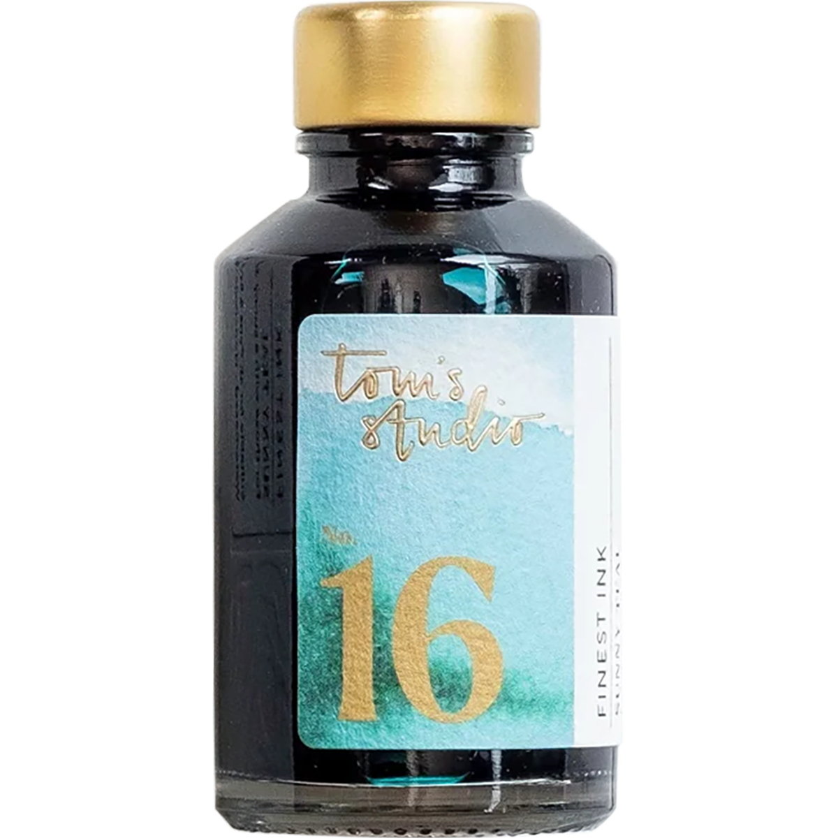 Tom's Studio Ink Bottles - 16 Sunny Teal - 50ml - Pen Boutique Ltd