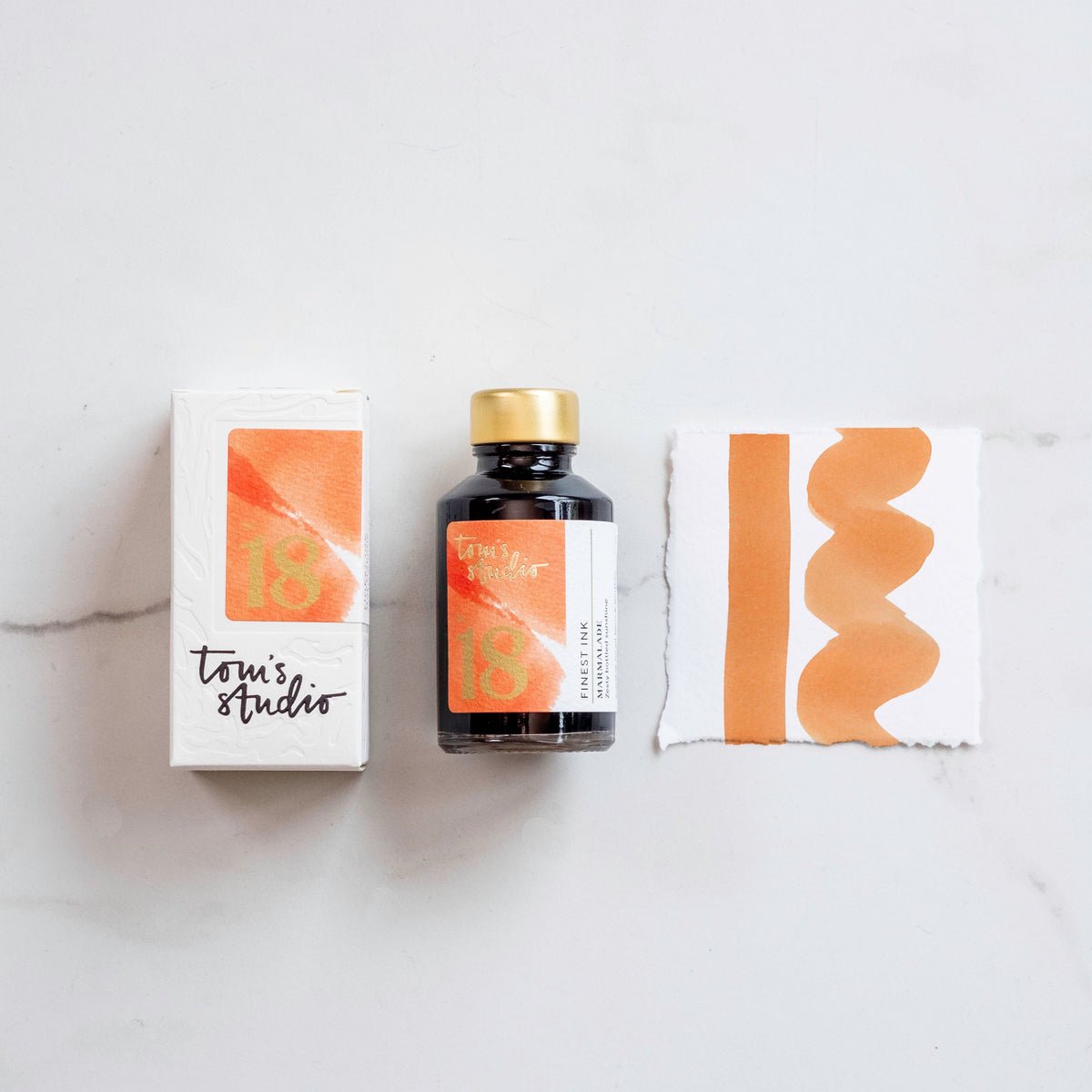 Tom's Studio Ink Bottles - 18 Marmalade - 50ml - Pen Boutique Ltd