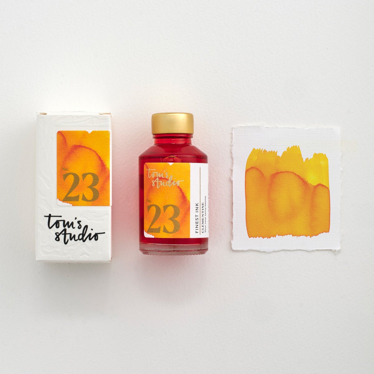Tom's Studio Ink Bottles - 23 Clementine - 50ml - Pen Boutique Ltd