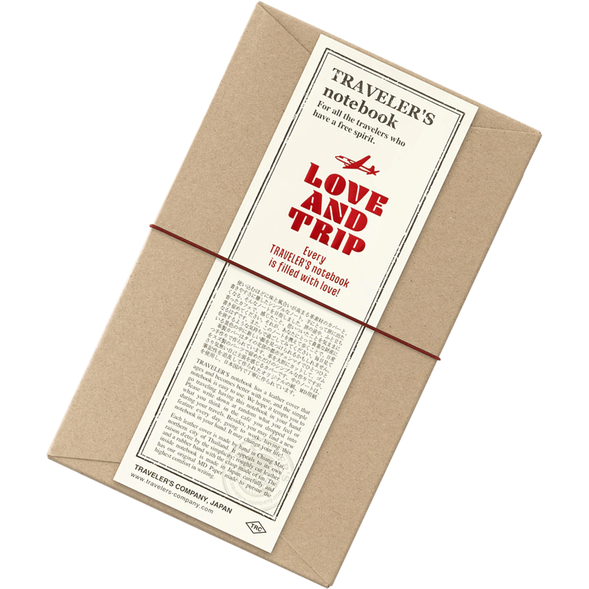 Traveler's Notebook - Love and Trip (Regular Size) 2025 Edition - Pen Boutique Ltd