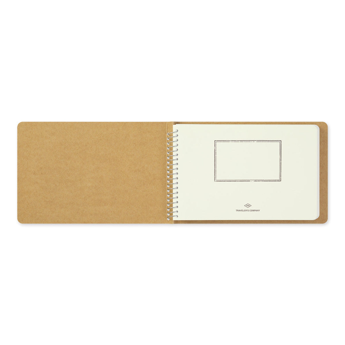 Traveler's Spiral Ring Notebook - B6 - Blank MD Paper White-Pen Boutique Ltd