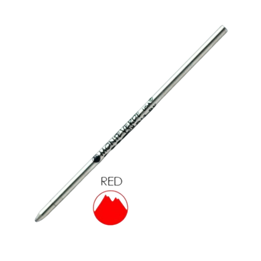 Monteverde Ballpoint Refill - Red - Mini - Pen Boutique Ltd