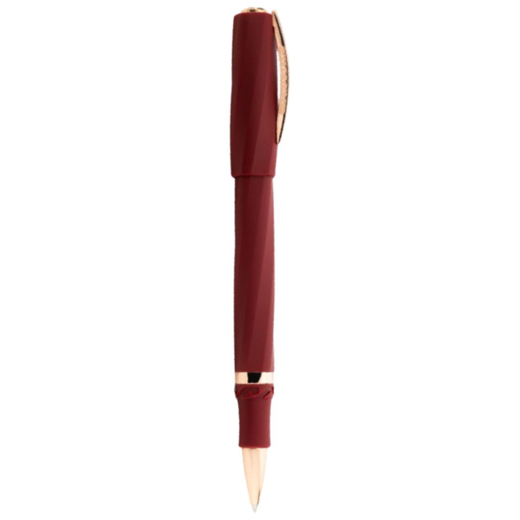 Visconti Divina Rollerball Pen - Matte Bordeaux (Oversize) - Pen Boutique Ltd