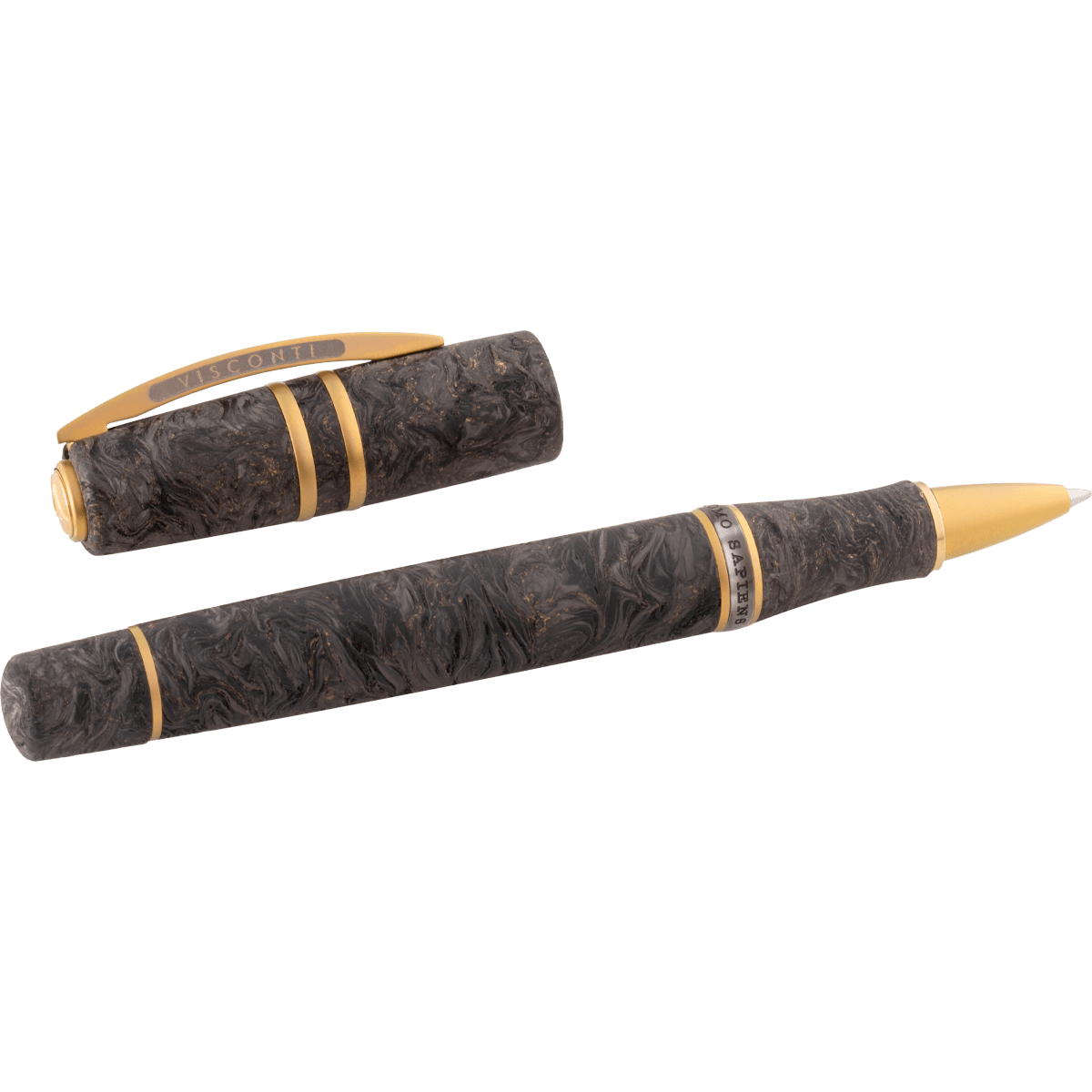 Visconti Homo Sapiens Rollerball Pen - Carbon Moiré (Limited Edition) - Pen Boutique Ltd
