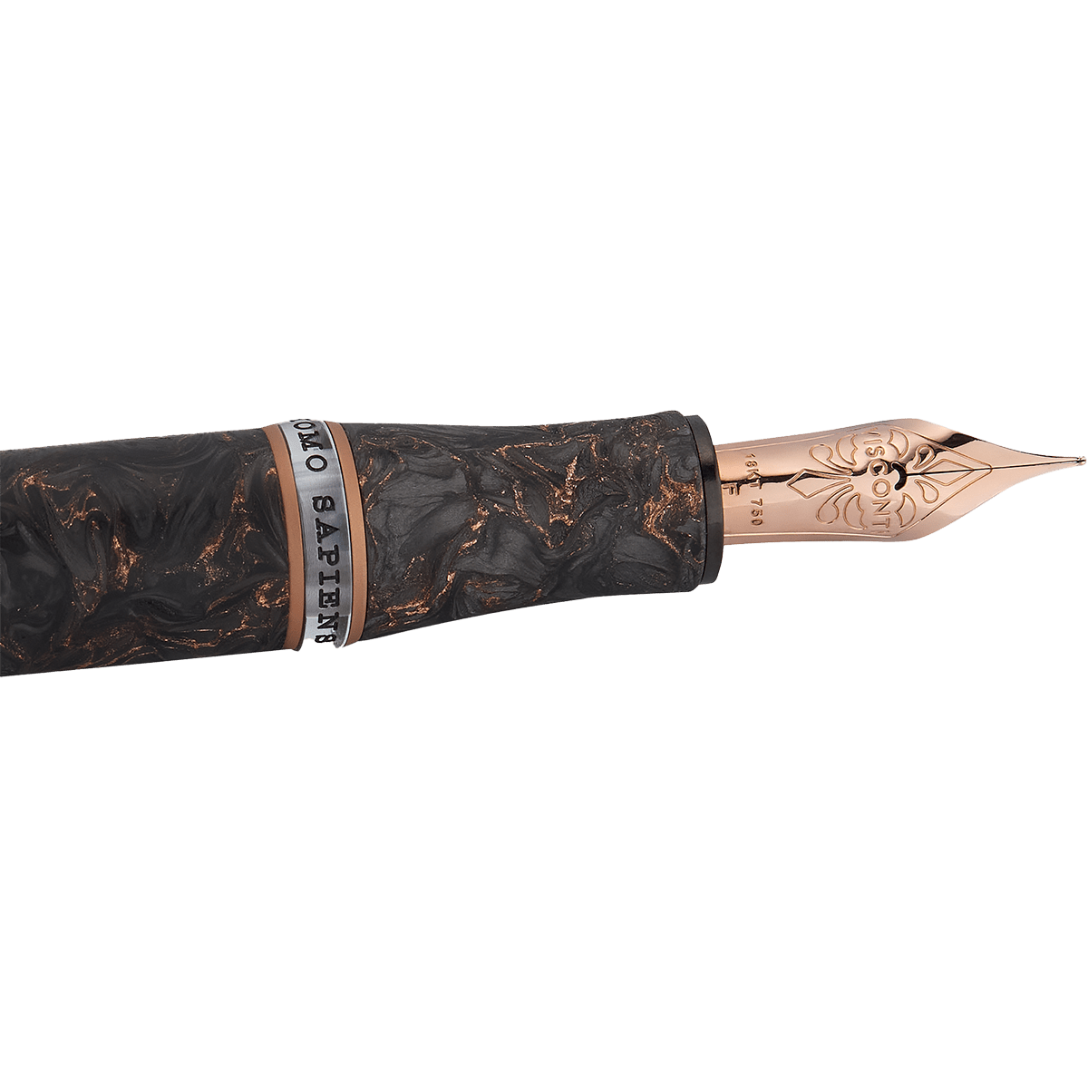 Visconti Homo Sapiens Fountain Pen - Carbon Rose - 18k Nib (Limited Edition) - Pen Boutique Ltd