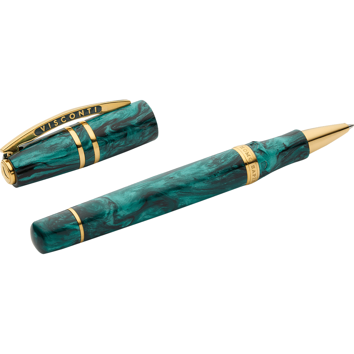 Visconti Homo Sapiens Rollerball Pen - Dark Emerald (Limited Edition) - Pen Boutique Ltd