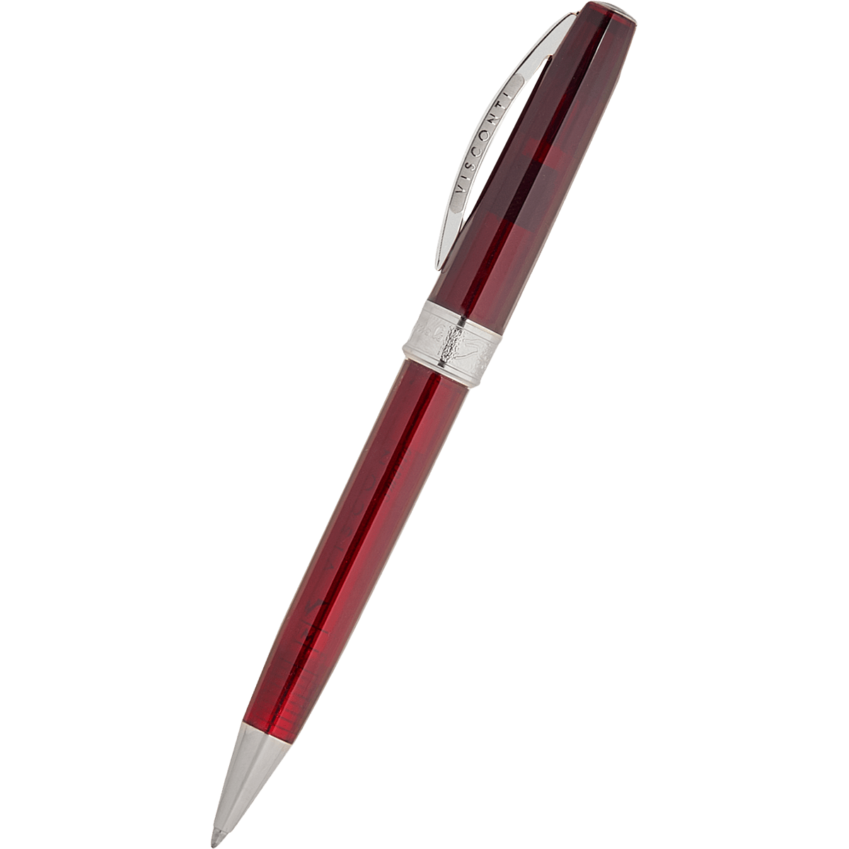 Visconti Michelangelo Ballpoint Pen - Red - Pen Boutique Ltd
