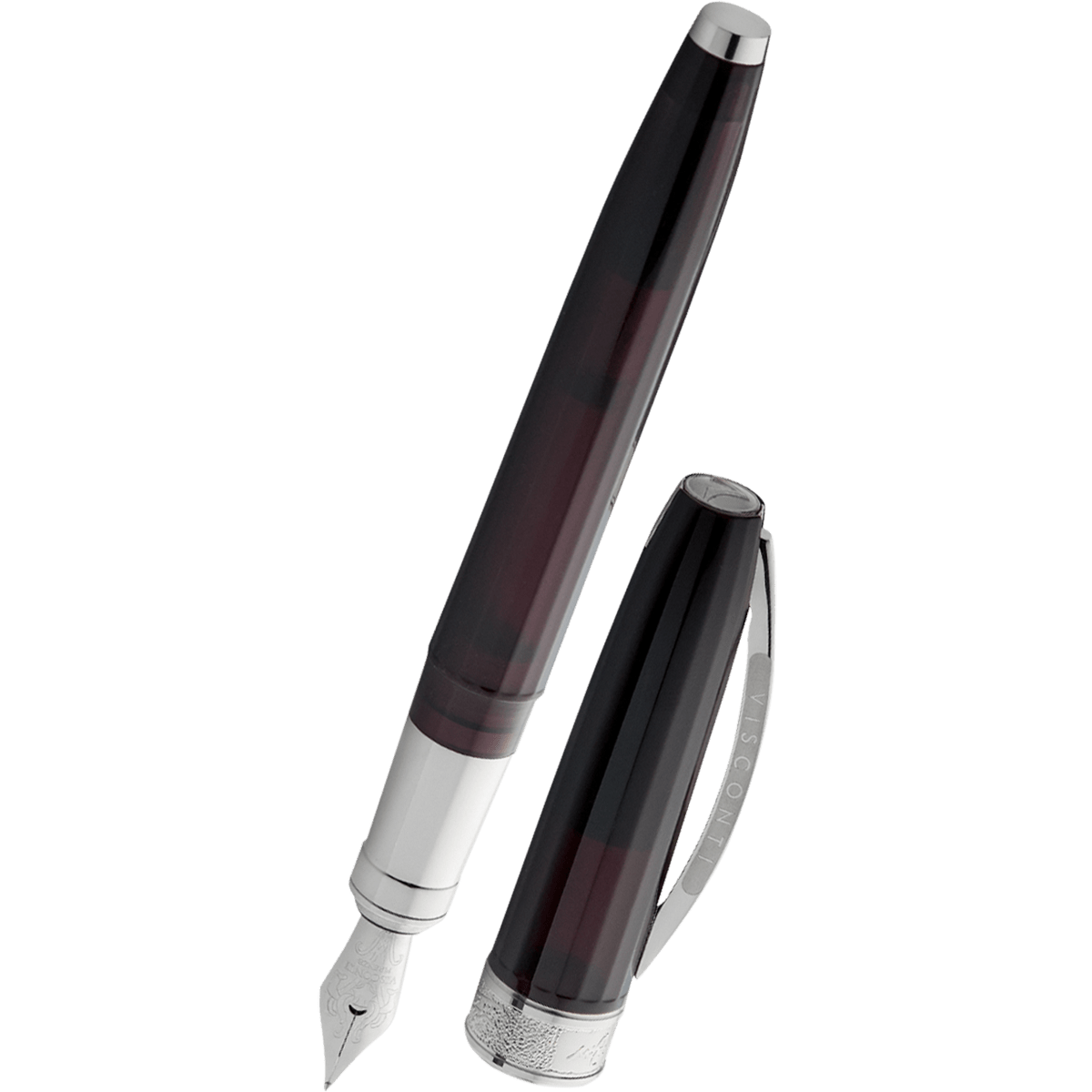 Visconti Michelangelo Fountain Pen - Black - Pen Boutique Ltd