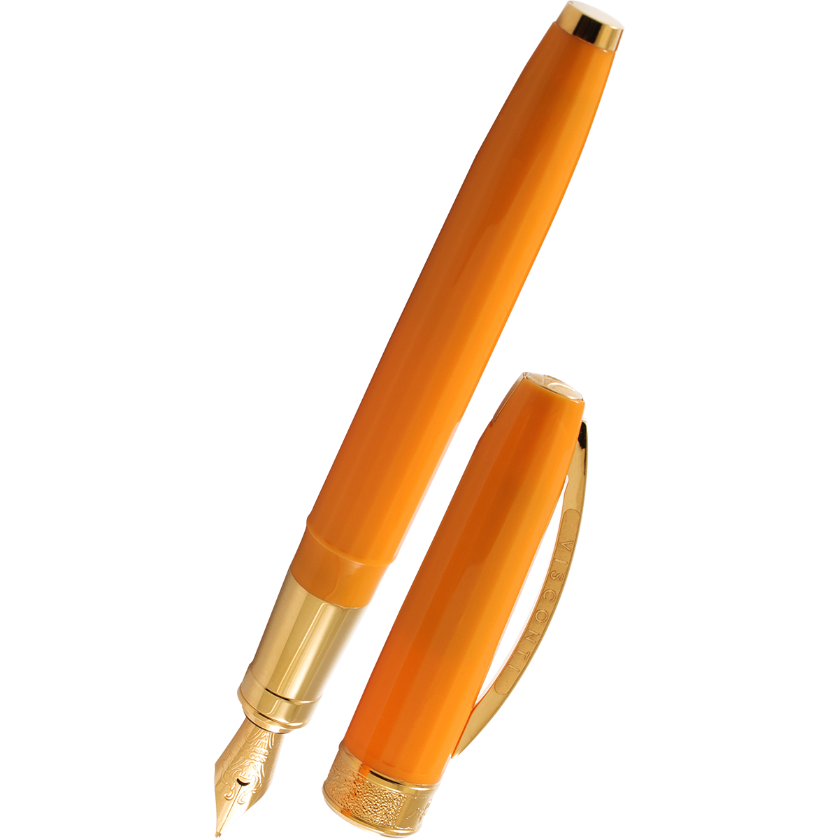 Visconti Michelangelo Fountain Pen - Orange (Special Edition) - Pen Boutique Ltd