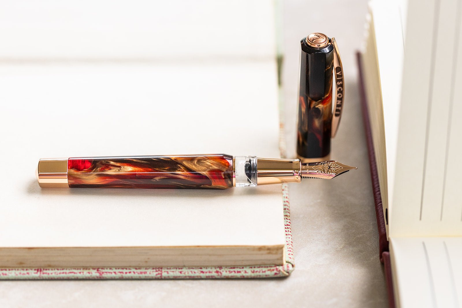 Visconti Opera Master Essence Fountain Pen - Firestorm (Limited Edition) - Pen Boutique Ltd