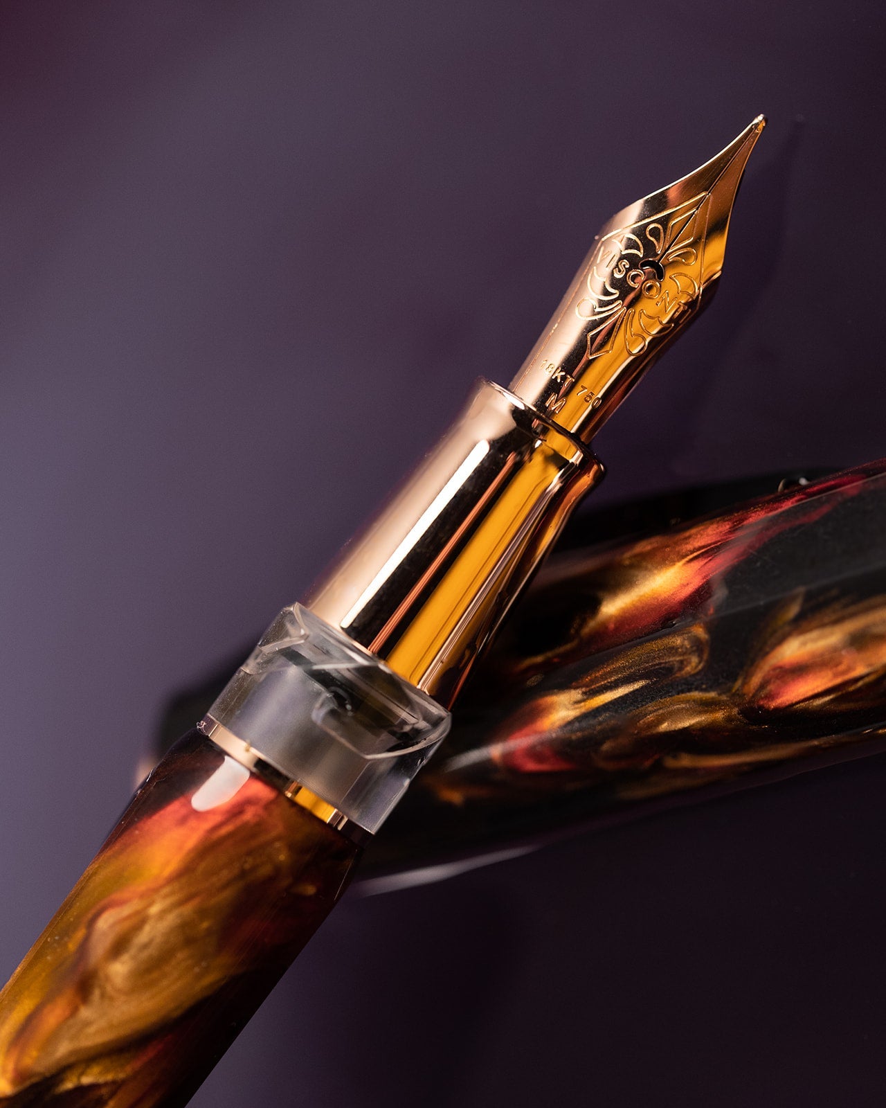 Visconti Opera Master Essence Fountain Pen - Firestorm (Limited Edition) - Pen Boutique Ltd