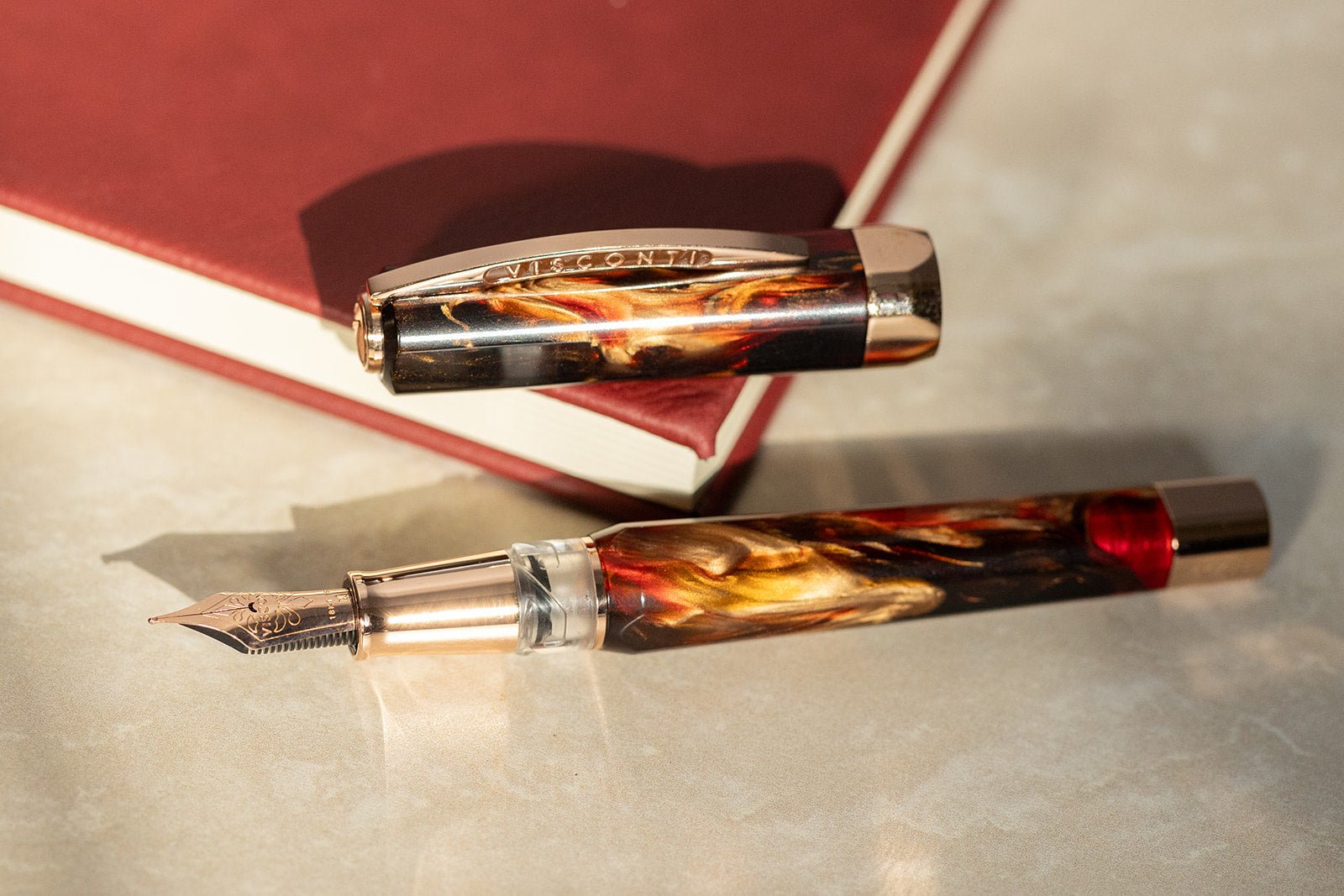 Visconti Opera Master Essence Fountain Pen - Firestorm (Limited Edition) - Pen Boutique Ltd