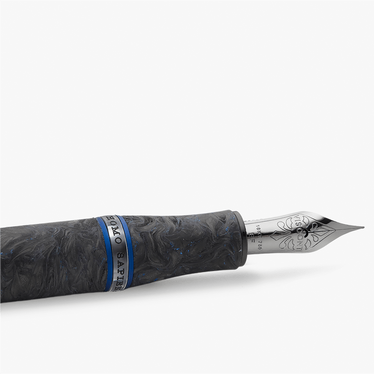 Visconti Homo Sapiens Fountain Pen - Carbon Abyssus - 18k Nib (Limited Edition) - Pen Boutique Ltd