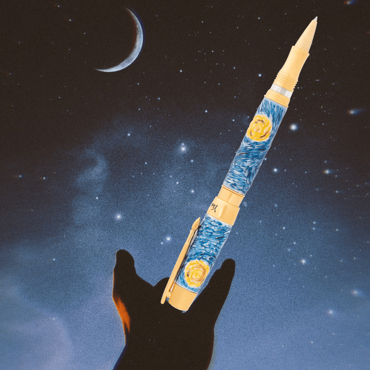 Visconti Van Gogh Rollerball Pen - Dreaming Starry Night (Limited Edition) - Pen Boutique Ltd