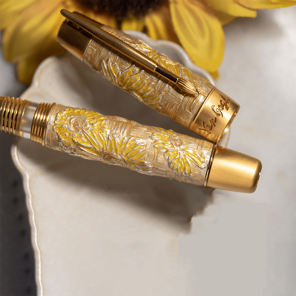 Visconti Van Gogh Fountain Pen - The Dreaming Sunflowers (Limited Edition) - Pen Boutique Ltd