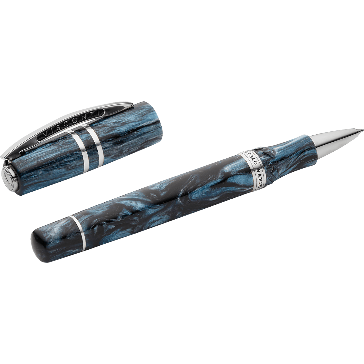 Visconti Homo Sapiens Rollerball Pen - Dark Sapphire (Limited Edition) - Pen Boutique Ltd