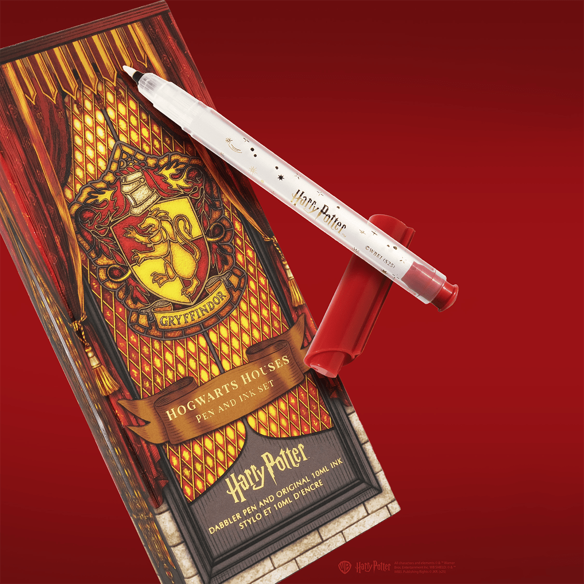 Ferris Wheel Press x WB Dabbler Fountain Pen and Ink Set - Harry Potter Houses of Hogwarts: Gryffindor - 2538 - Pen Boutique Ltd