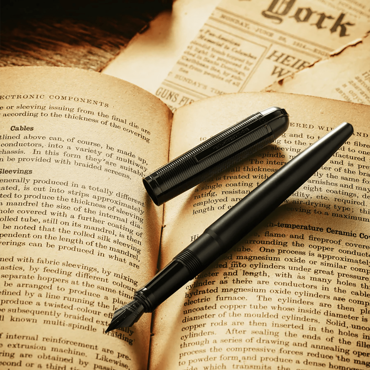 Wahl-Eversharp Skyline Fountain Pen - Aviator - Black Trim - Pen Boutique Ltd