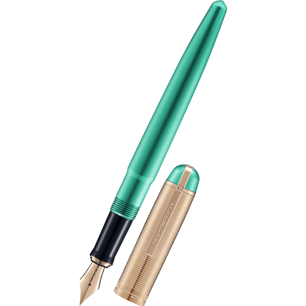 Wahl-Eversharp Skyline Fountain Pen - Emerald Rose - Rose Gold Trim - Pen Boutique Ltd