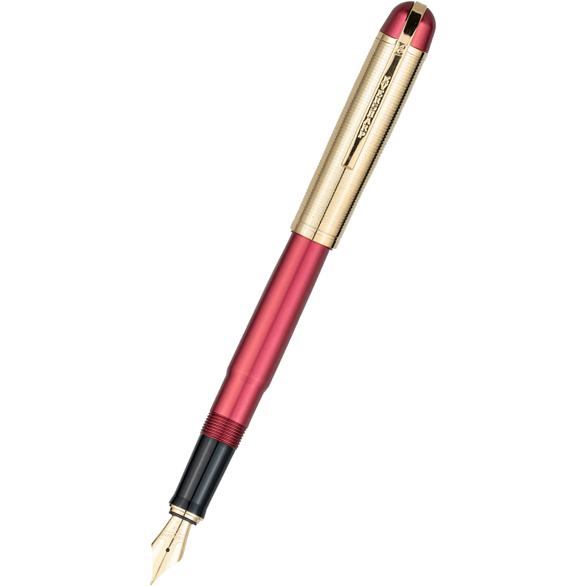 Wahl-Eversharp Skyline Fountain Pen - Red - Gold Trim - Pen Boutique Ltd