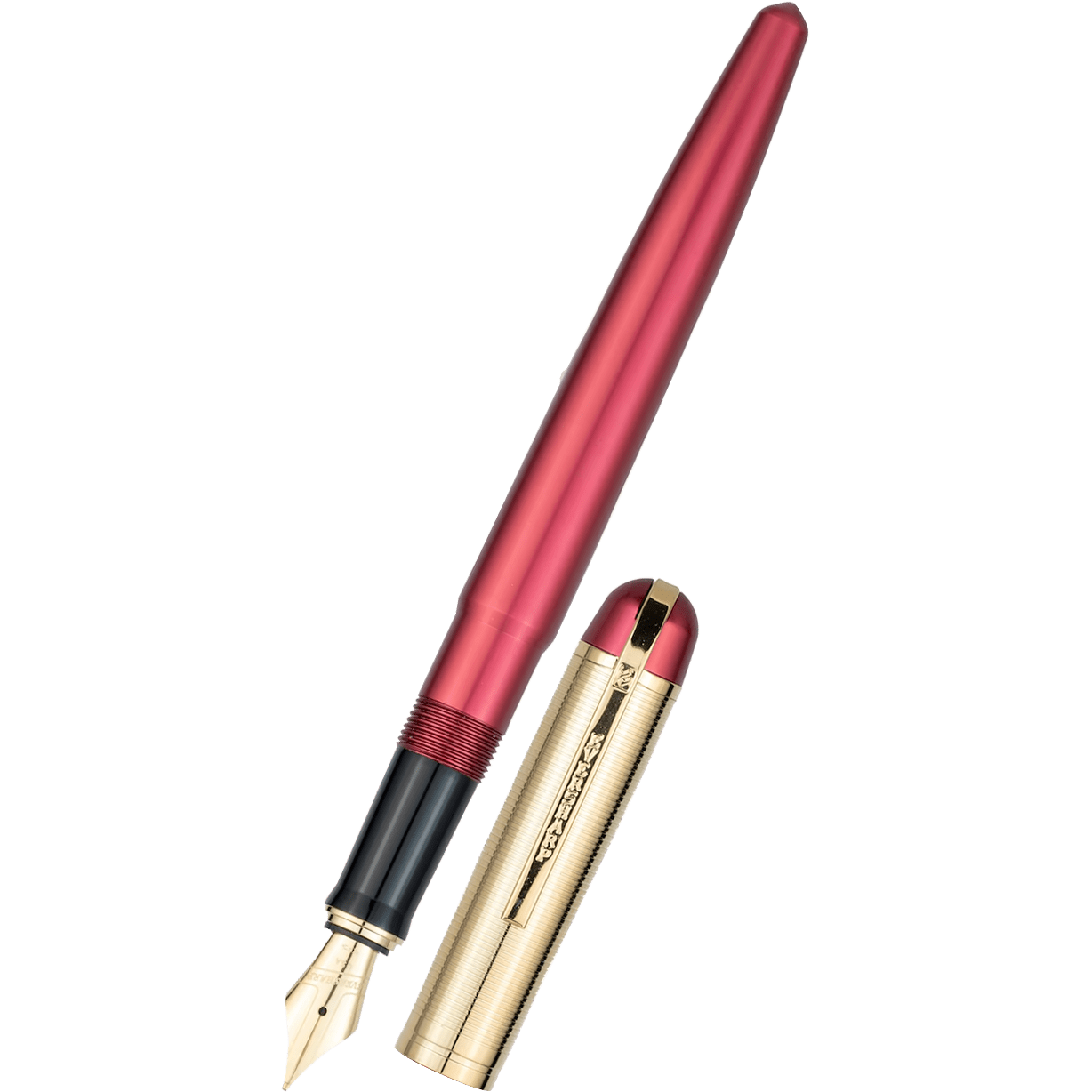 Wahl-Eversharp Skyline Fountain Pen - Red - Gold Trim - Pen Boutique Ltd