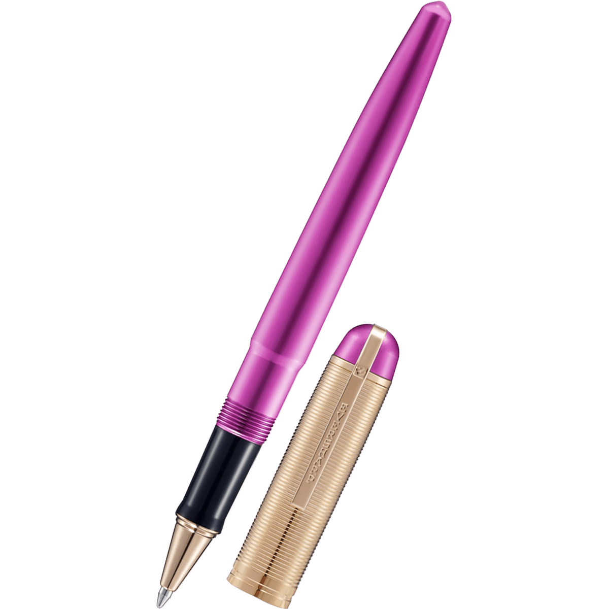 Wahl-Eversharp Skyline Rollerball Pen - Royal Purple - Rose Gold Trim - Pen Boutique Ltd