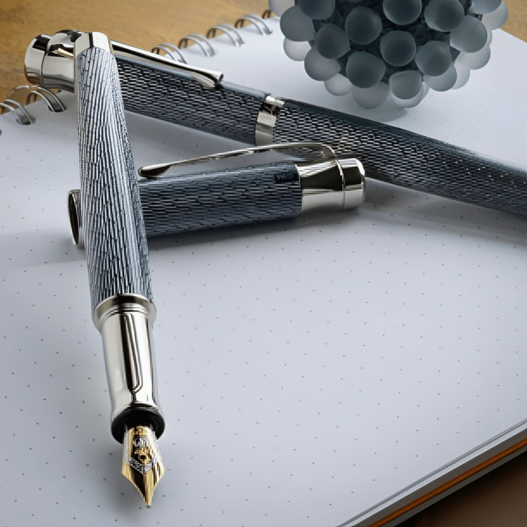 Waldmann Tango Fountain Pen - Imagination Sapphire - 18K Nib (Limited Numbered Edition) - Pen Boutique Ltd