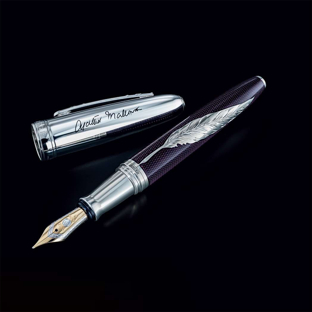 Waldmann Collector Writer's Edition Fountain Pen - Agatha Christie - Dame of Swan Court (Limited Edition) - Pen Boutique Ltd