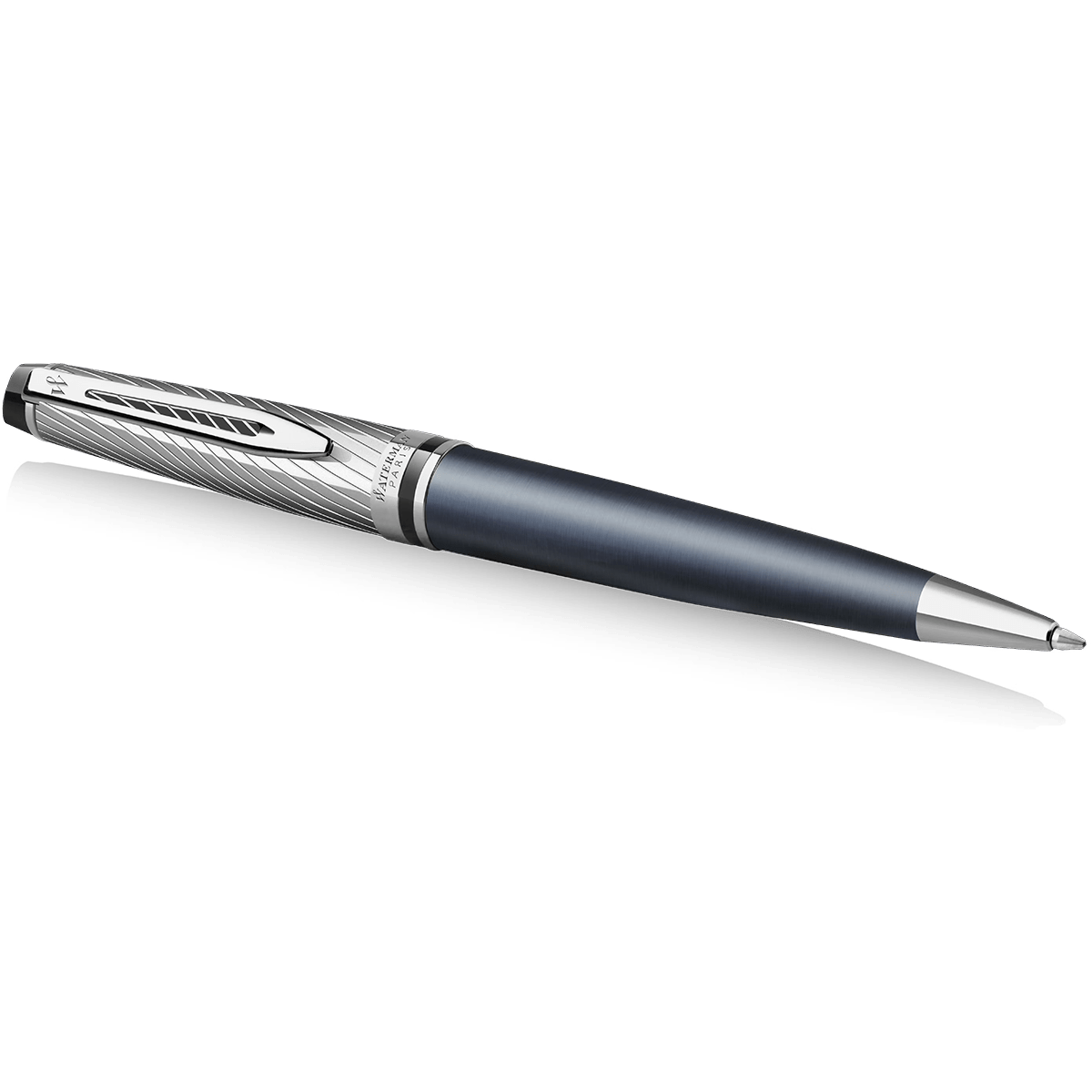Waterman Expert Ballpoint Pen - Metallic Stone Grey (Deluxe) - Pen Boutique Ltd