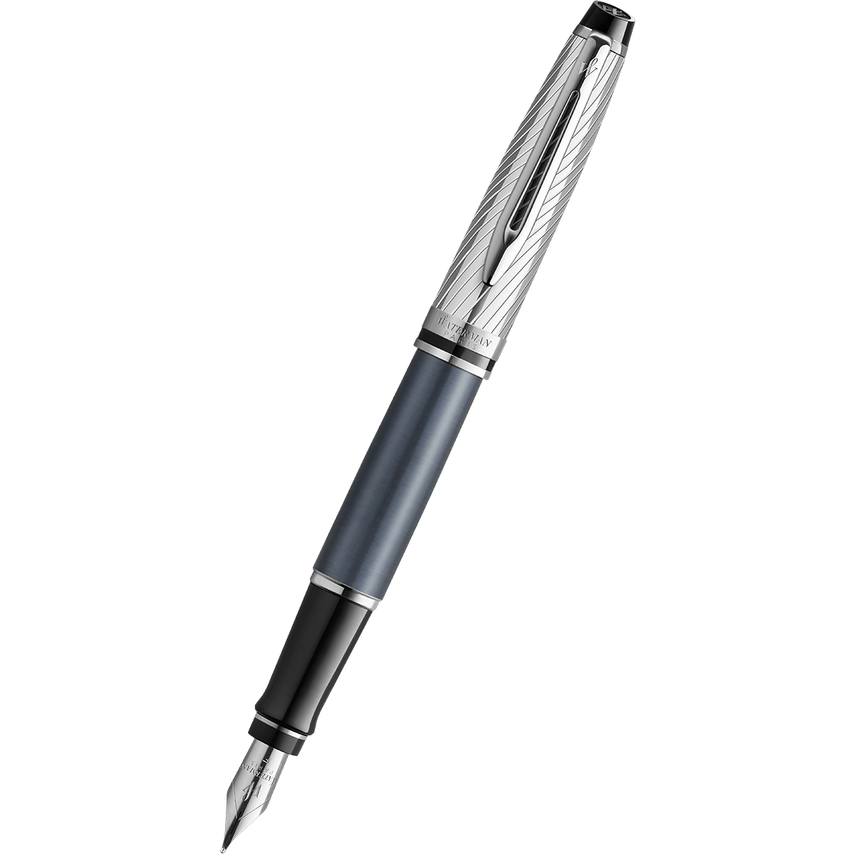 Waterman Expert Fountain Pen - Metallic Stone Grey (Deluxe) - Pen Boutique Ltd