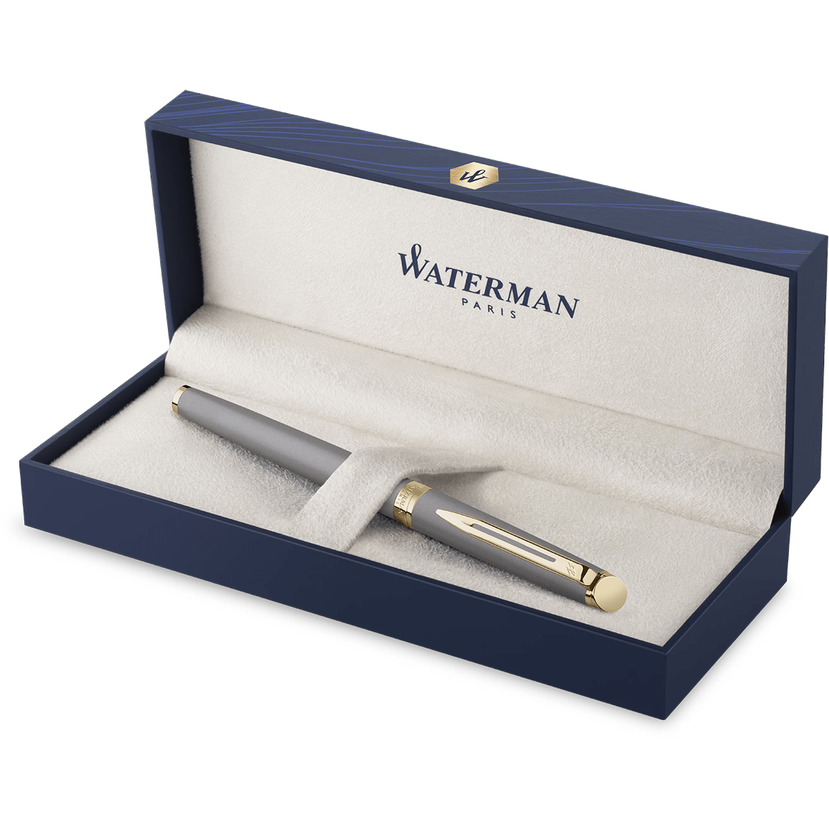 Waterman Hémisphère Fountain Pen - Understated Edit Metallic Grey - Pen Boutique Ltd