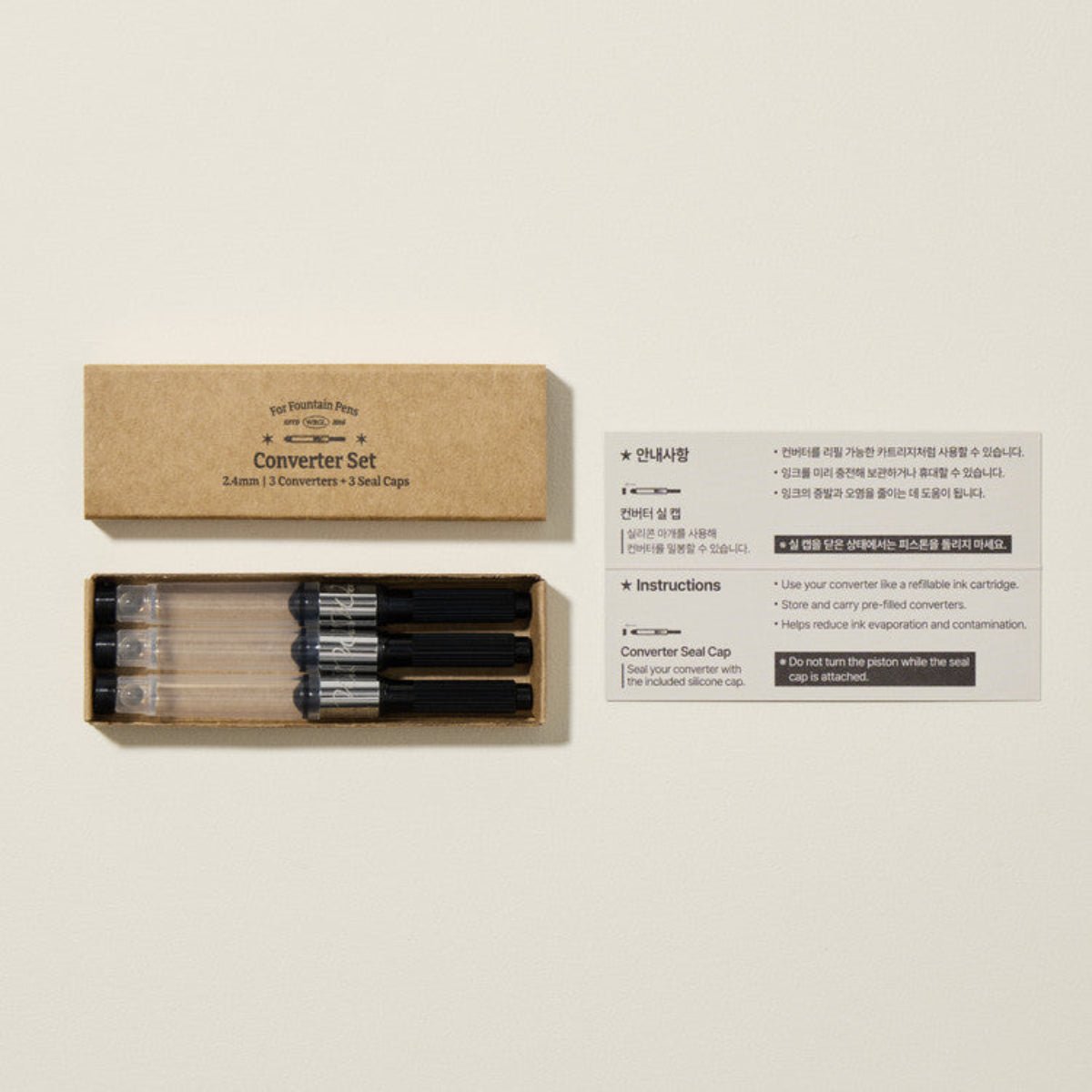 Wearingeul Fountain Pen Converter Set – 3-Piece Ink Converter Kit - Pen Boutique Ltd