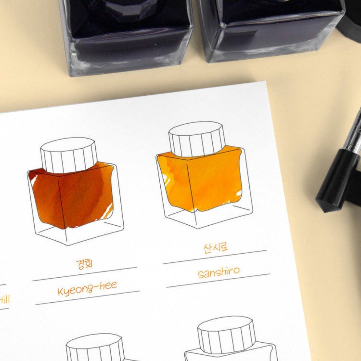 Wearingeul Ink Color Swatch Notebook A5 - Pen Boutique Ltd