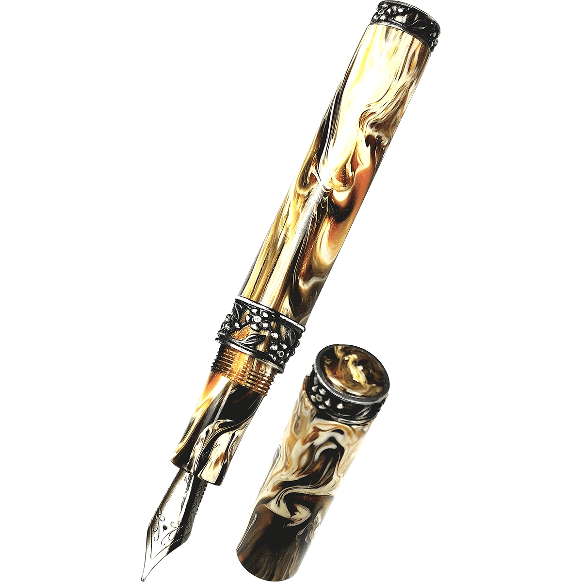 Zek Pens Nazende Fountain Pen - Jonathan Brooks Turkish Design IV - Pen Boutique Ltd