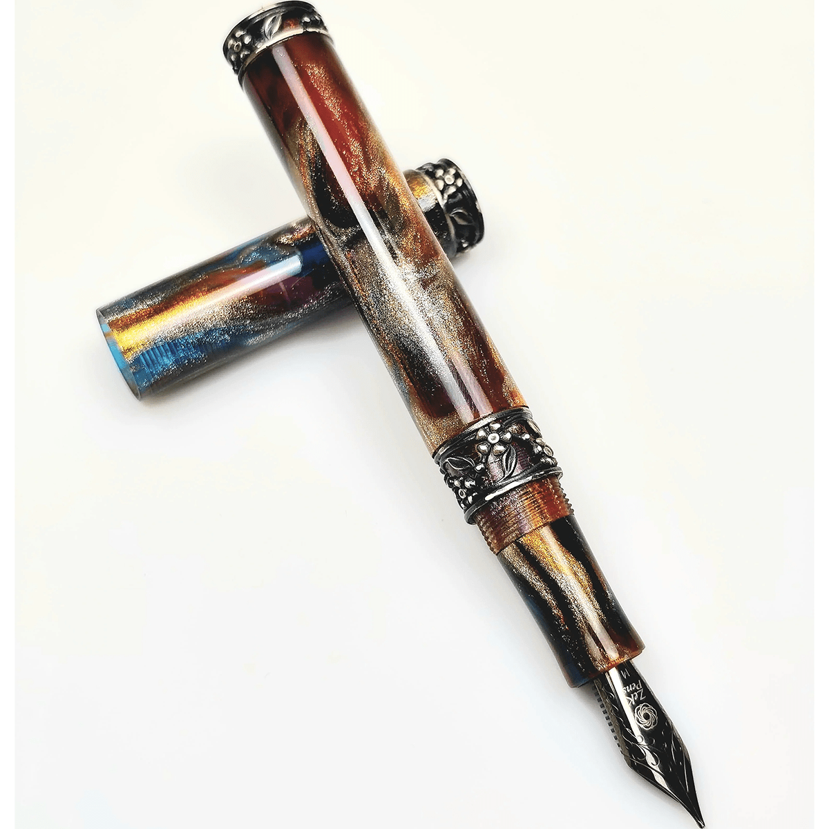 Zek Pens Nazende Fountain Pen - Jonathan Brooks Turkish Design V - Pen Boutique Ltd