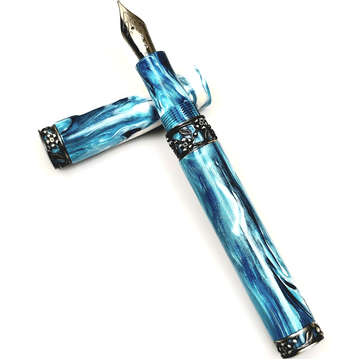 Zek Pens Nazende Fountain Pen - Jonathan Brooks Turkish Design VIII - Pen Boutique Ltd