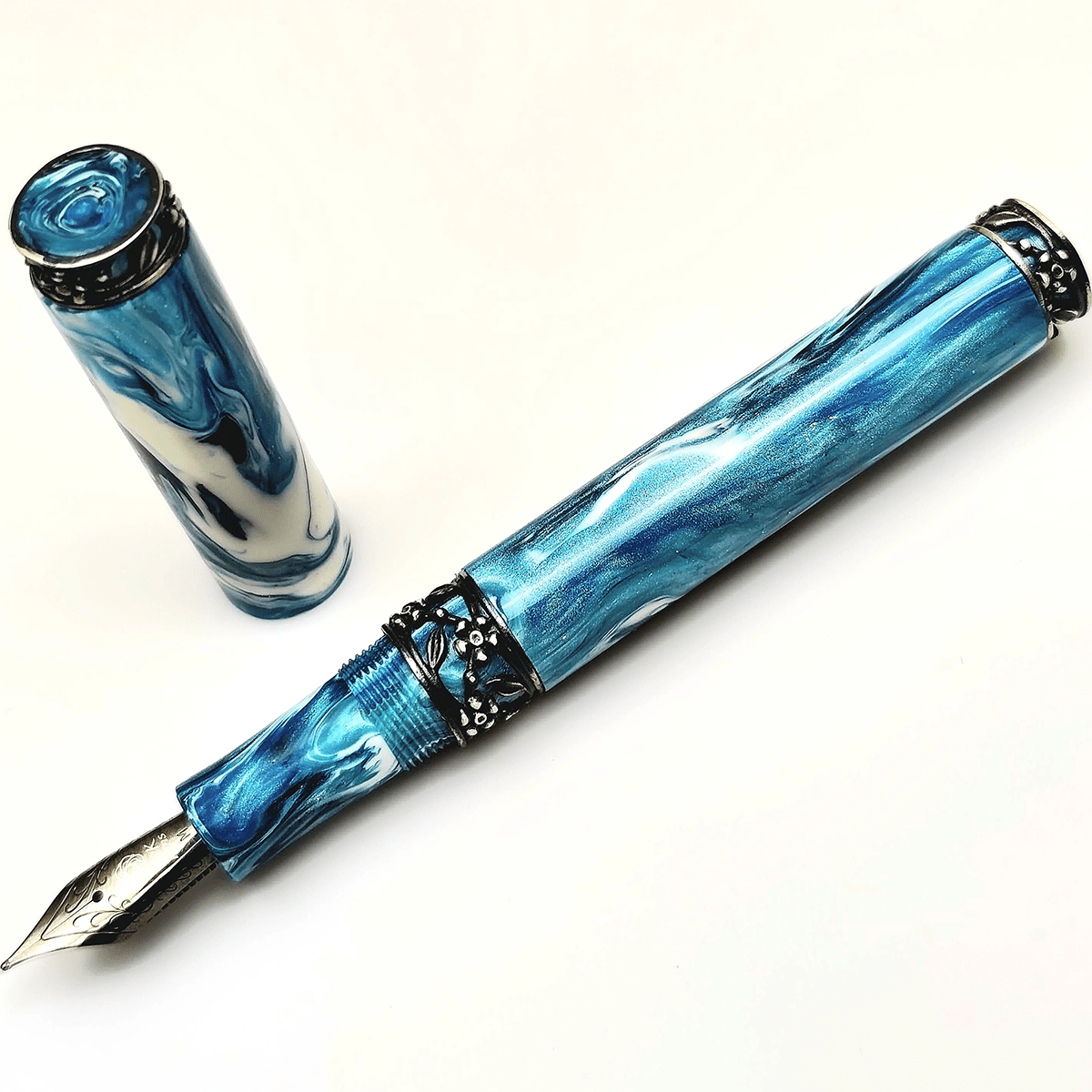 Zek Pens Nazende Fountain Pen - Jonathan Brooks Turkish Design VIII - Pen Boutique Ltd