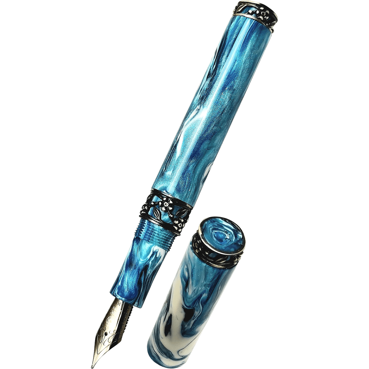 Zek Pens Nazende Fountain Pen - Jonathan Brooks Turkish Design VIII - Pen Boutique Ltd