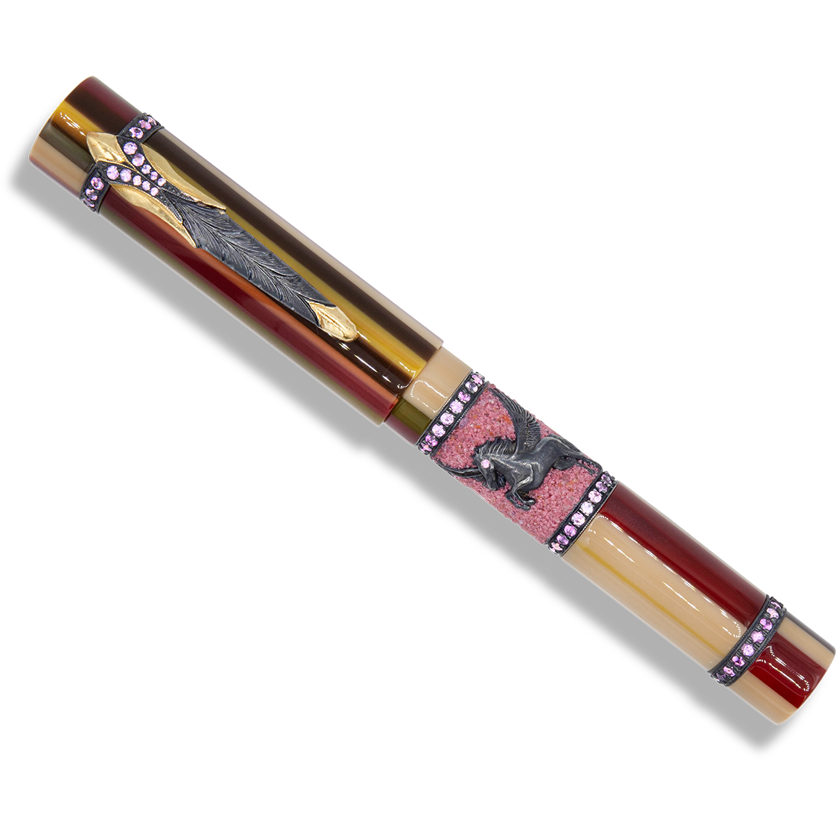 Zeki Karaca Jewellery Harman Fountain Pen - Black Horse (Limited Edition)-Pen Boutique Ltd