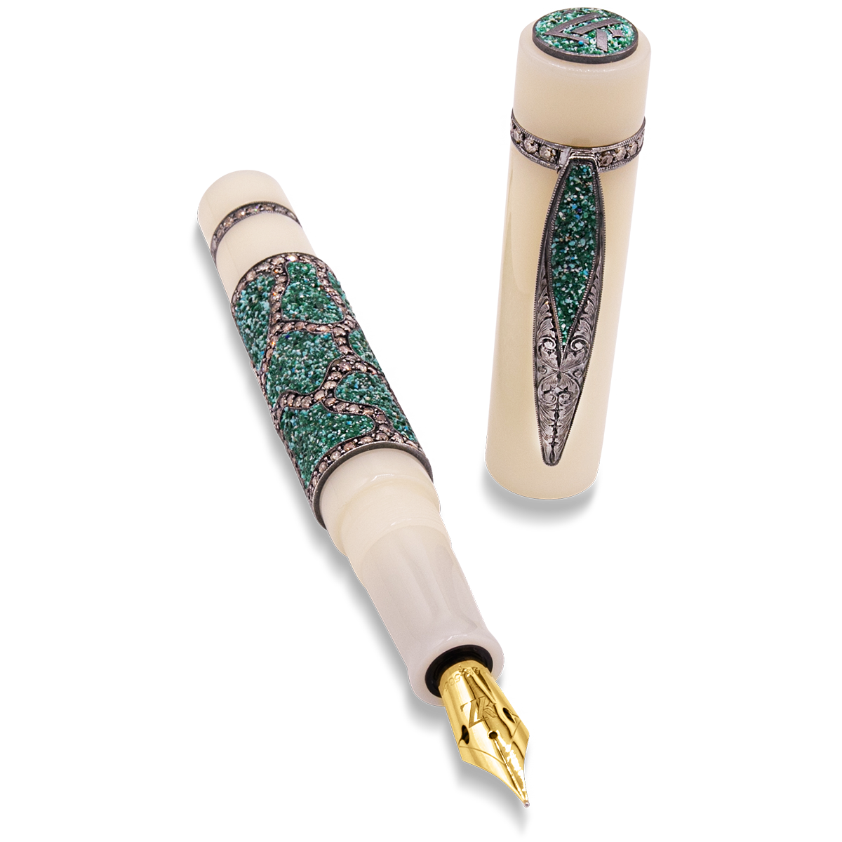 Zeki Karaca Jewellery Harman Fountain Pen - White
