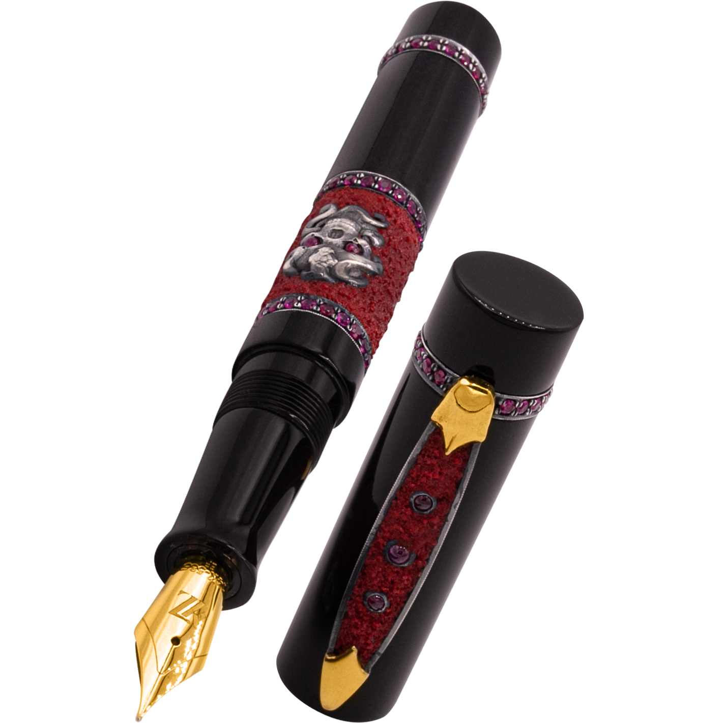 Zeki Karaca Jewellery Harman Fountain Pen - Ruby