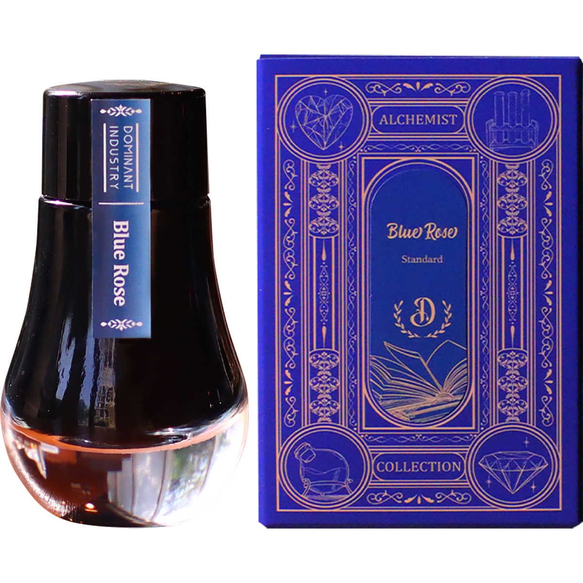 Dominant Industry Alchemist Calligraphy Ink Bottle – Blue Rose – 25ml - Pen Boutique Ltd