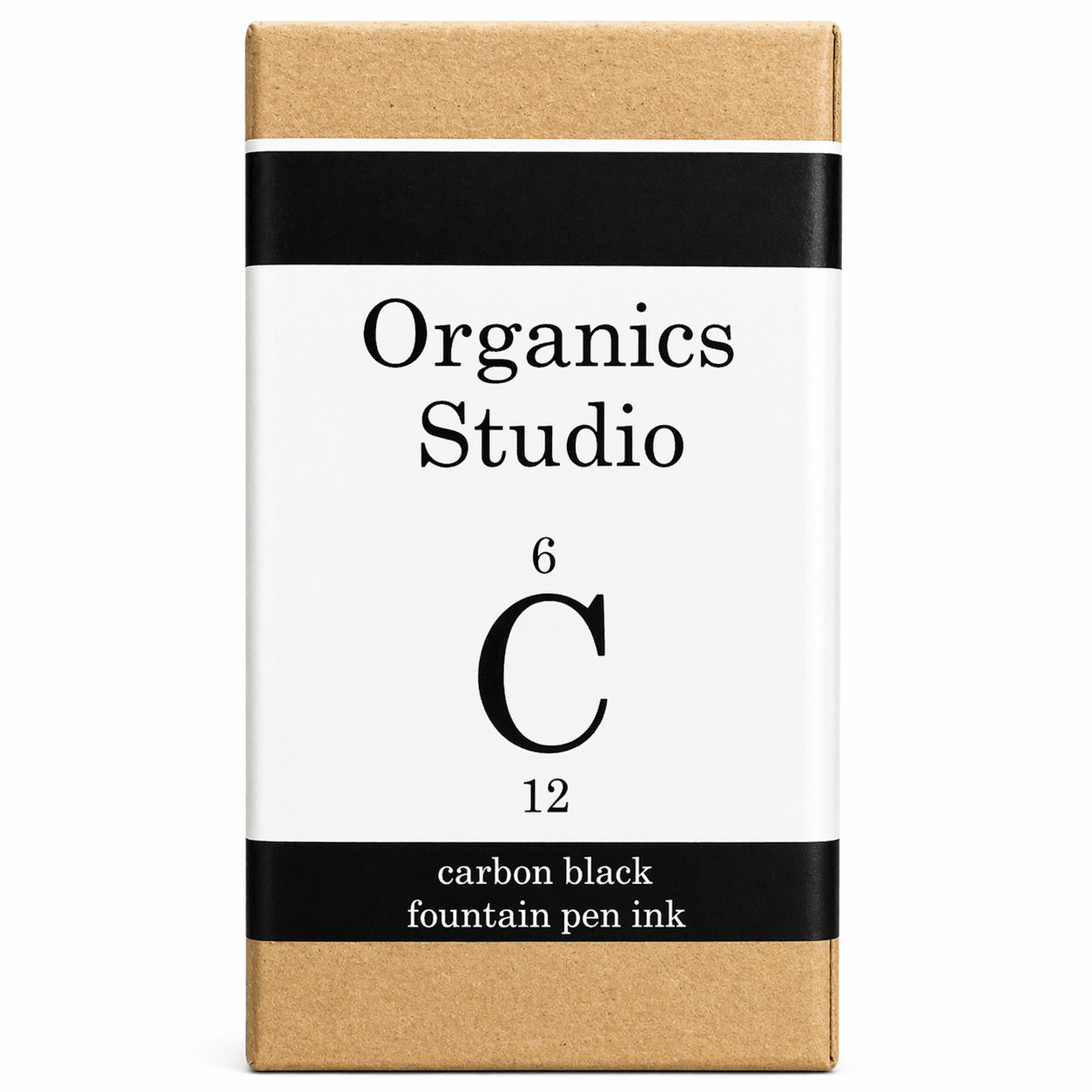 Organics Studio Periodic Table Ink Bottle - Carbon - Pen Boutique Ltd