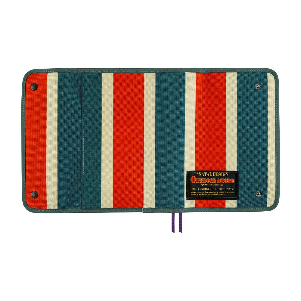 Hobonichi 2027 Cousin Cover - Natal Design: Hello New Day! (Retro Stripe) - A5 - Pen Boutique Ltd