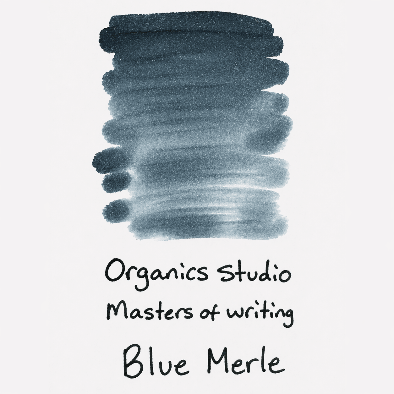 Organics Studio Vintage Writing Ink Bottle - Blue Merle Blue/Gray - Pen Boutique Ltd