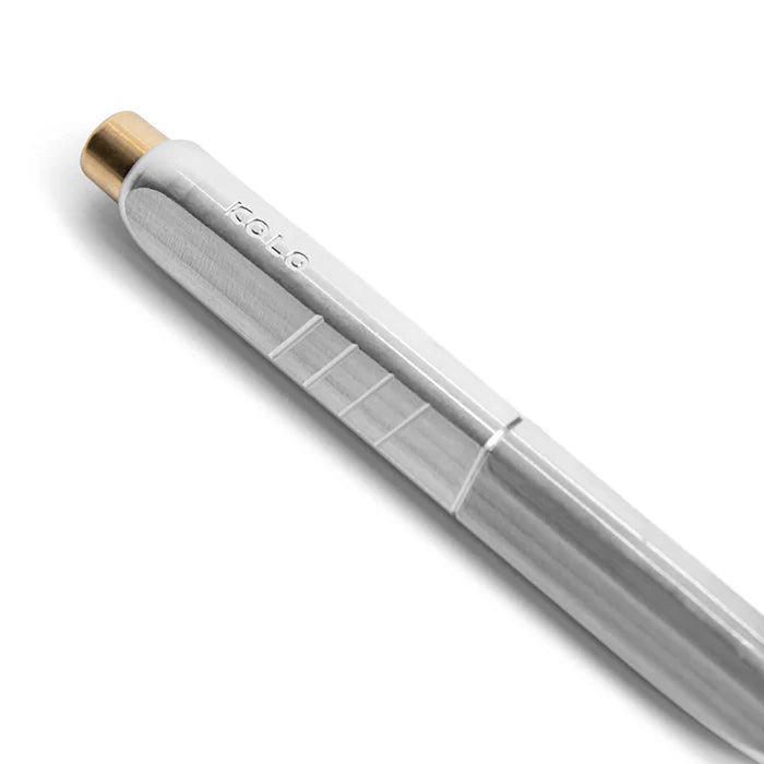 Kolo Tino Fountain Pen - Raw Aluminum - Pen Boutique Ltd