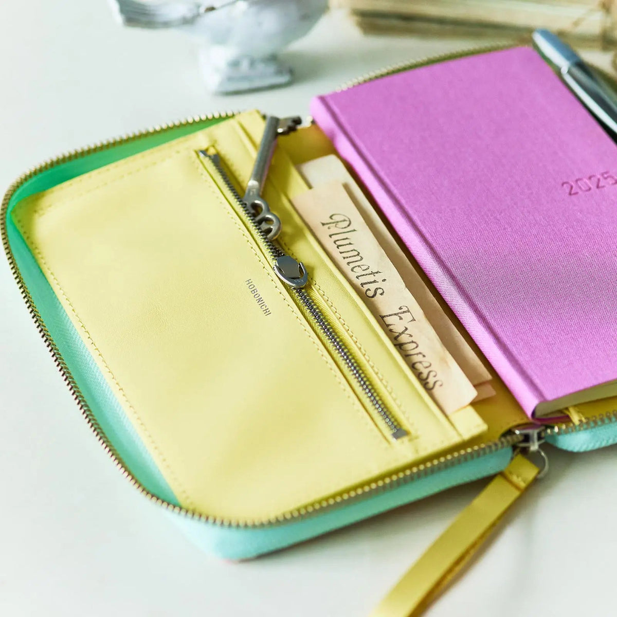 Hobonichi Cousin Japanese Book & Cover - Liberty Fabrics: Michelle - Tall and Slim
