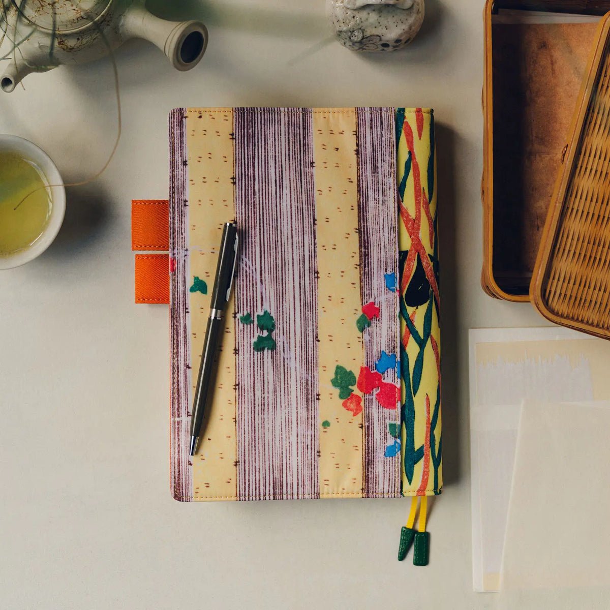 Hobonichi Cousin Cover - Unsodo: Bijutsukai Wild Rabbits - A5 - Pen Boutique Ltd