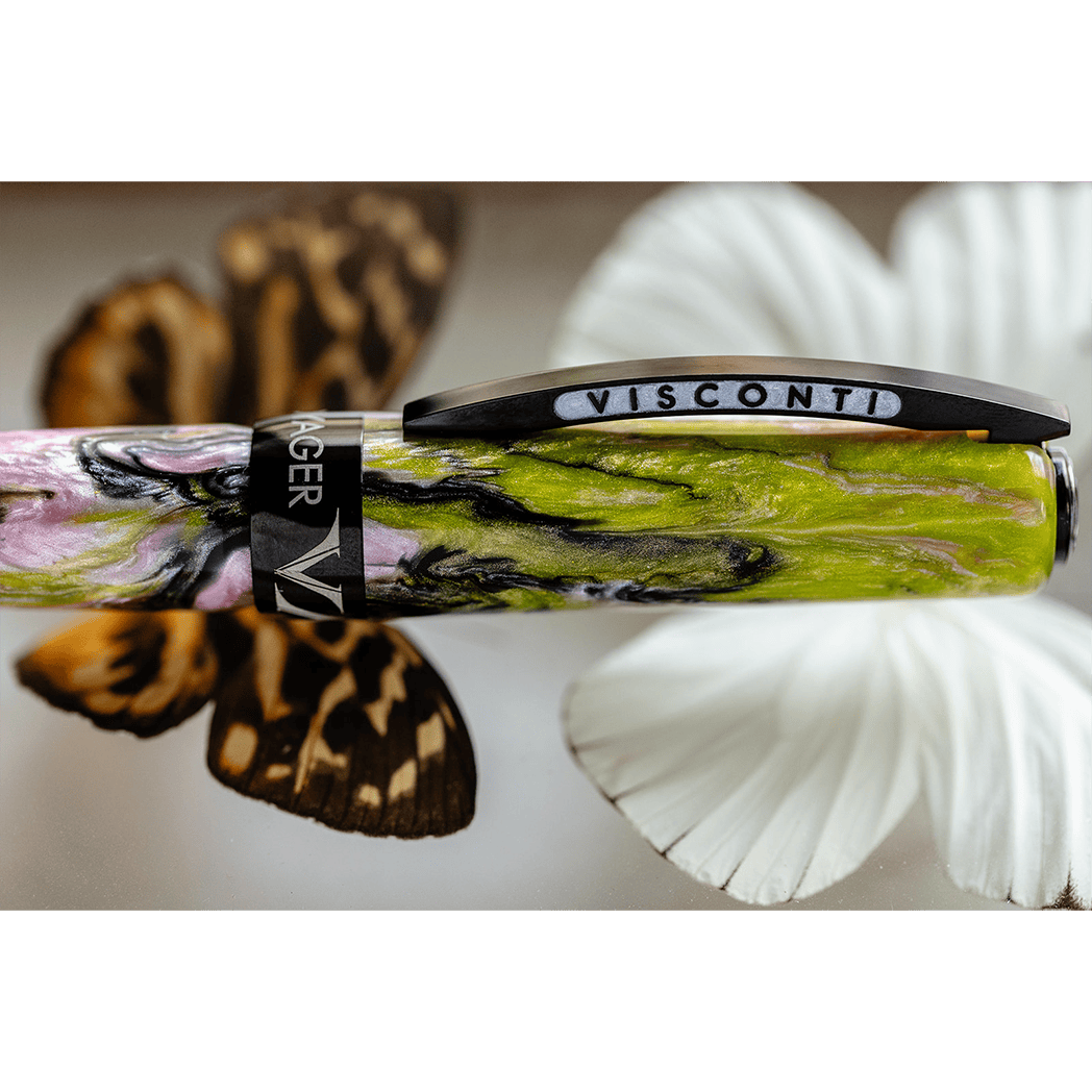 Visconti Voyager Rollerball Pen - Mariposa Malachite (US Exclusive) - Pen Boutique Ltd