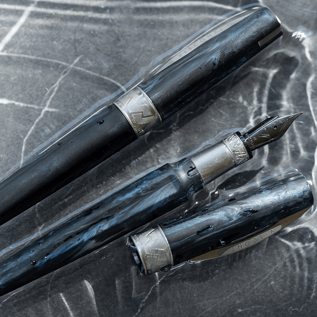 Visconti Mirage Fountain Pen - Mythos Poseidon - Pen Boutique Ltd